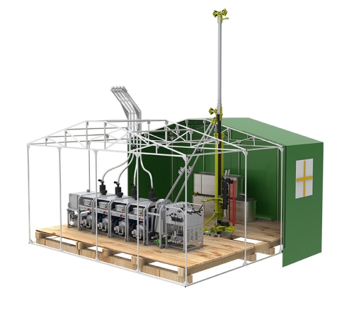 DEP1000G Hydraulic Core Drilling Rig for Solid Mineral Exploration